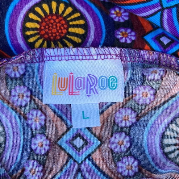 LulaRoe Multicolored Skirt - Picture 5 of 5